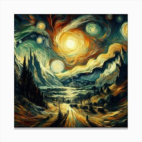 Starry Night 17 Canvas Print