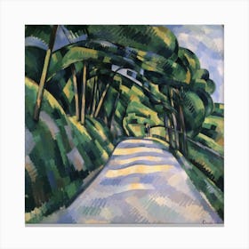 The Bend In The Road, Paul Cézanne 3 Canvas Print