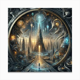 City Of The Future Canvas Print