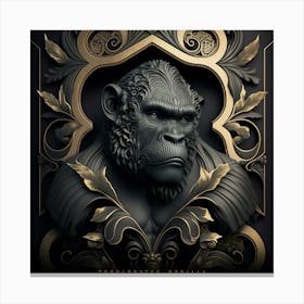 Thorny Gorilla Canvas Print