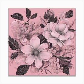 Pink Flowers 2 Canvas Print