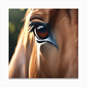 Eye Of A Horse 52 Canvas Print