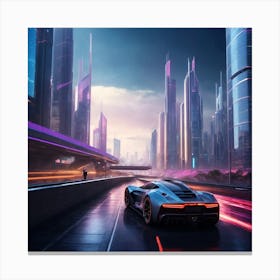 Sunset Joyride Canvas Print