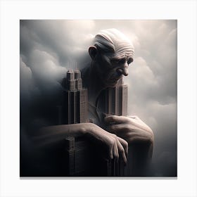 Up Here Where Canvas Print