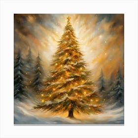 Christmas Tree Canvas Print