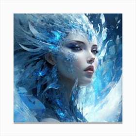 Ice Angel 1 Canvas Print