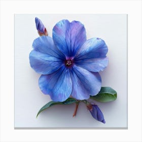 Blue Flower 10 Canvas Print