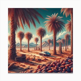 Desert Palms Canvas Print