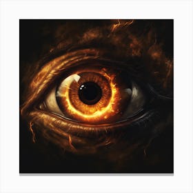 Eye Of Fire Canvas Print