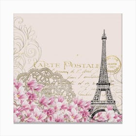 Paris Eiffel Tower Canvas Print