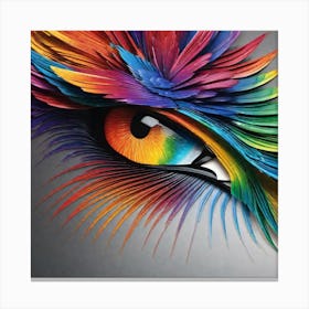 Colorful Eye 1 Canvas Print