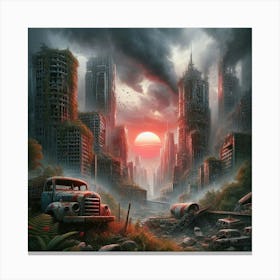 Apocalypse City 6 Canvas Print