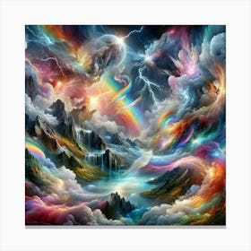 Rainbows In The Sky Canvas Print