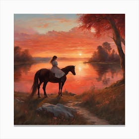 319921 An Artistic Painting Depicting A Landscapeand A V Xl 1024 V1 0 Canvas Print