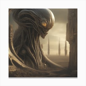 Alien City Canvas Print