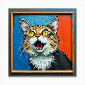 Cat'S Face Canvas Print