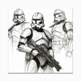 Star Wars Stormtrooper 18 Canvas Print