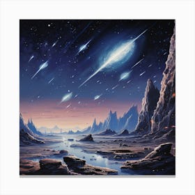 Comets In The Sky Canvas Print