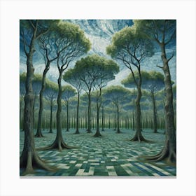 Forest Of Trees 2 Canvas Print