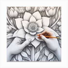 Lotus Flower 2 Canvas Print