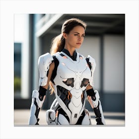 Futuristic Woman 63 Canvas Print