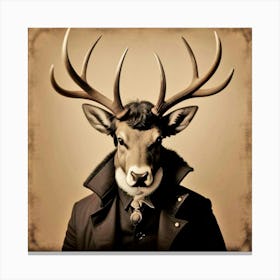 Deer Head 35 Canvas Print