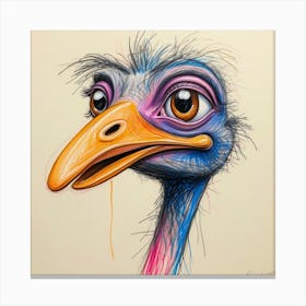 Ostrich 5 Canvas Print