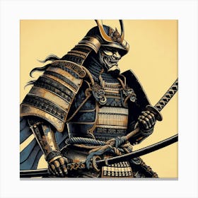 Samurai Warrior (1) Canvas Print