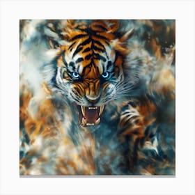 Invading Tiger Canvas Print