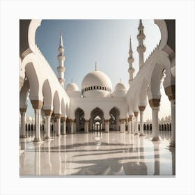 Sheikh Hussein Grand Mosque, Abu Dhabi Canvas Print