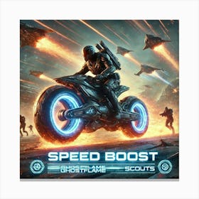 Sci Fi Speed Boost 1024x1024 Canvas Print