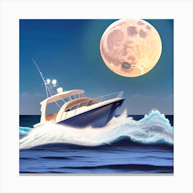 Moonlight Cruise 22 Canvas Print