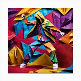 Origami Dancer 87 Canvas Print