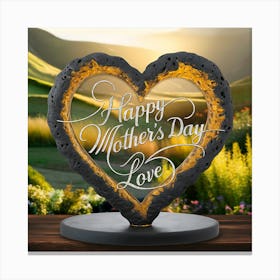 Happy Mother'S Day Love Canvas Print