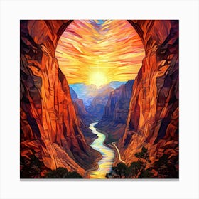 Grand Canyon Sunrise 2 Canvas Print