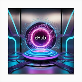 Ehub Logo 1 Canvas Print