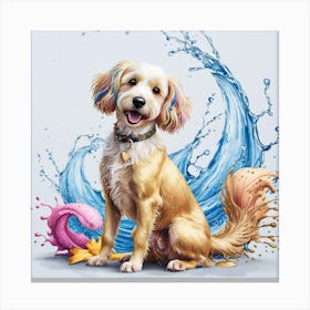 cute Dog 3 Canvas Print