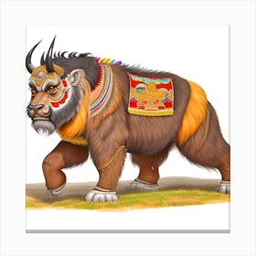 Yak Animal 2 Canvas Print