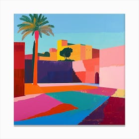 Abstract Travel Collection Marrakech Morocco 3 Canvas Print