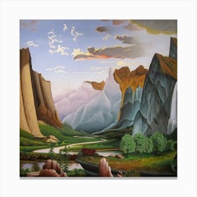 Yosemite Valley Canvas Print