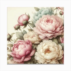 Peonies 9 Canvas Print