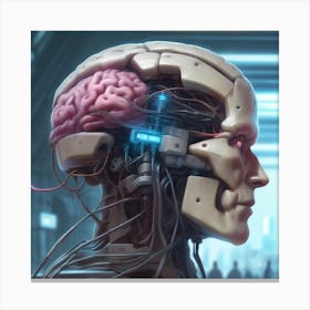 Artificial Intelligence 128 Canvas Print