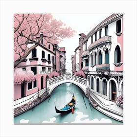 Venice Gondola Canvas Print