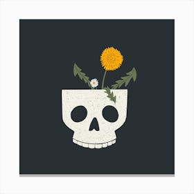 Sprout Thrive Survive Square Canvas Print