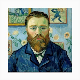 Portrait Of Joseph Roulin, Vincent Van Gogh 3 Canvas Print