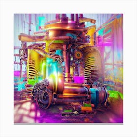 Psychedelic Machine Canvas Print