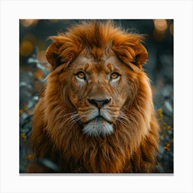 Lion Portrait Canvas Print