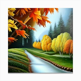 Fall Season Canvas Print