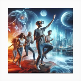 Vr World Canvas Print