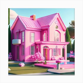 Barbie Dream House (458) Canvas Print